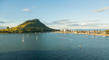 Hiking at Mount Maunganui